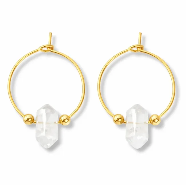 crystal hoop oorringen