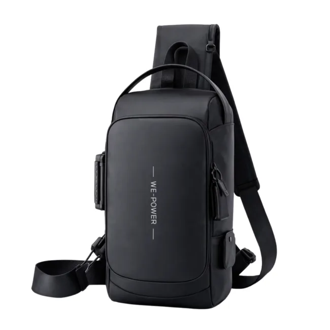 schoudertas Hugo zwart