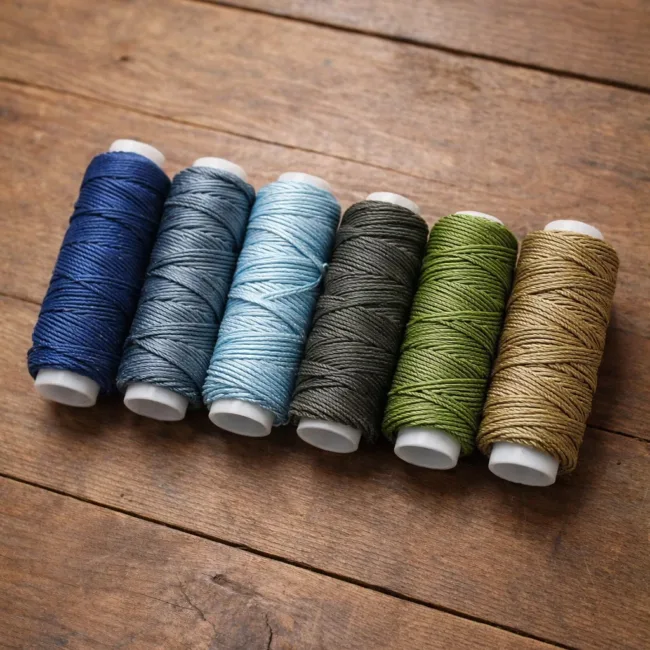 waxcord groen-blauw tinten