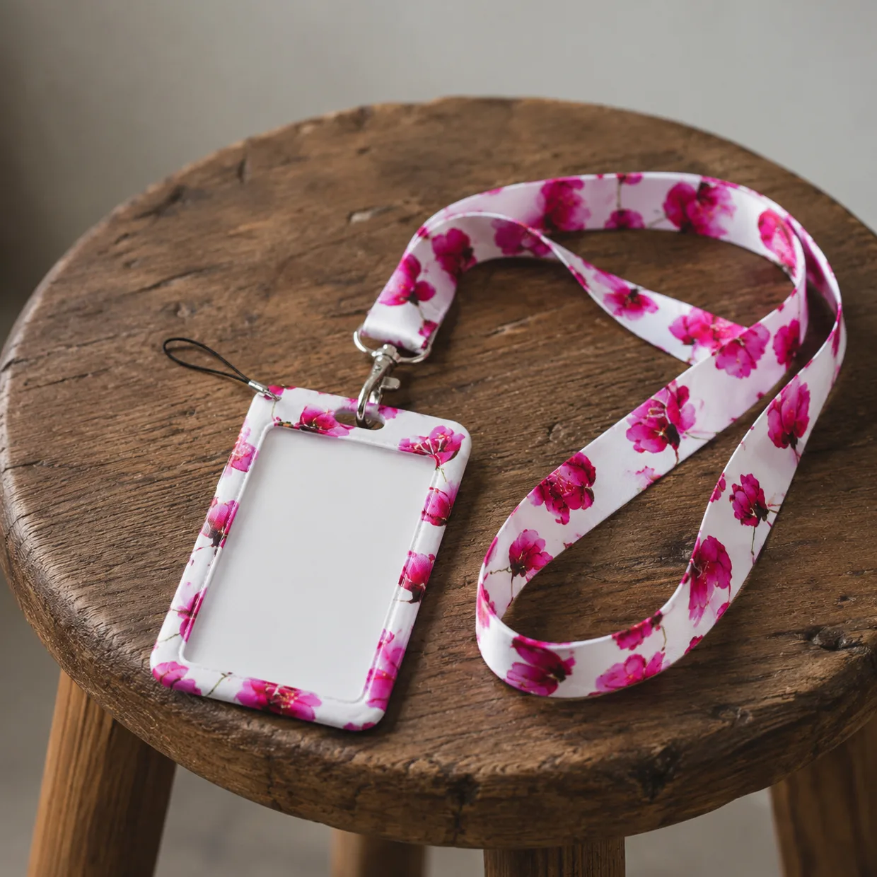 keycord met pashouder magnolia 2 keycord met pashouder magnolia