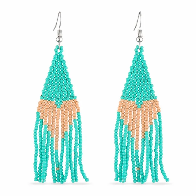 oorbellen heart turquoise