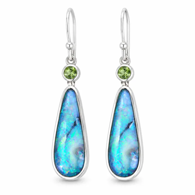 oorbellen luna opal