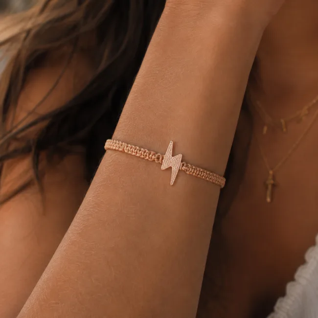 armband spark rose goud